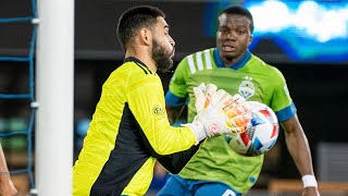 FULL APPEARANCE Alex Roldan takes over goalkeeper duties for Stefan Frei [upl. by Leinoto]