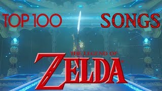 TOP 100 The Legend of Zelda Songs of All Time [upl. by Asilanom]