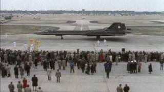 Lockheed SR71 Blackbird  Record Flight [upl. by Esidnac]