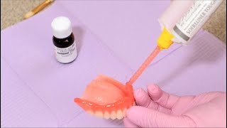 Full Chairside Denture Reline Procedure using SOFRELINER TOUGH® [upl. by Nadual]