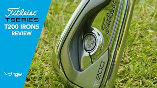 Titleist T200 Irons Review [upl. by Euqirne]