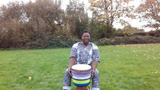 KUKU Rhythm  Beginners African Drumming Tutorial [upl. by Nirda]