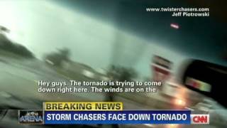 CNN Joplin tornado Outside and inside [upl. by Otreblanauj]