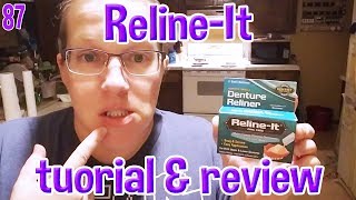 RelineIt Denture Reline Tutorial and Review [upl. by Acinomed]