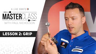 A Live Darts Masterclass  Lesson 2  How to grip your darts [upl. by Godrich]