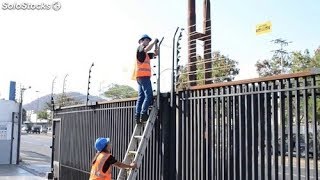 COMO INSTALAR CERCOS ELÉCTRICOS POSTES INTERMEDIOS [upl. by Sida906]